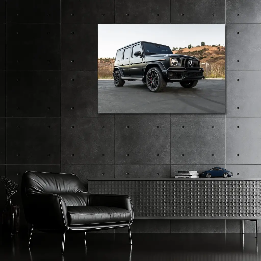 Mercedes-AMG G-Class Matte Black Hills – Wall Art
