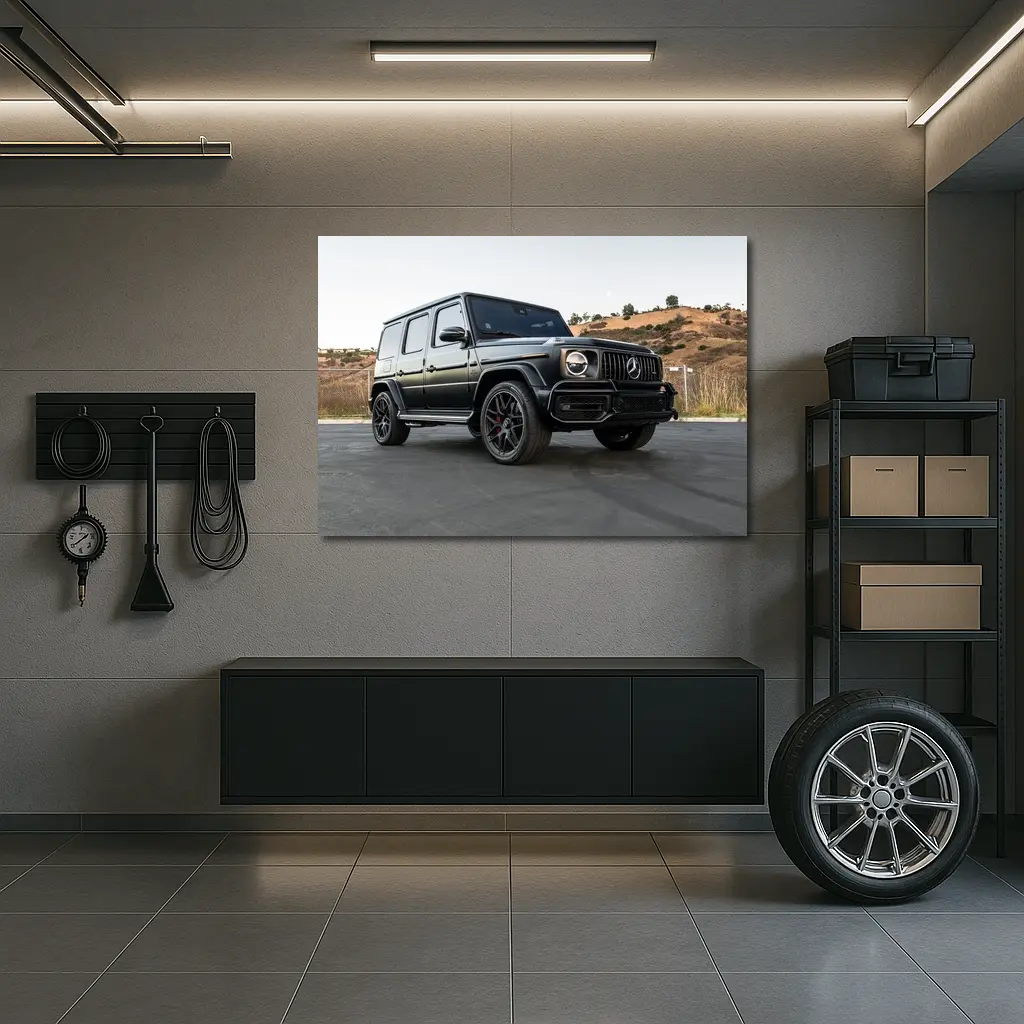 Mercedes-AMG G-Class Matte Black Hills – Wall Art