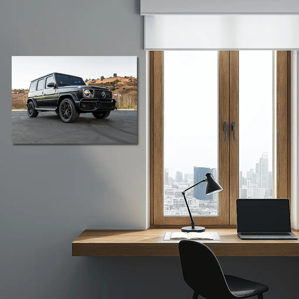 Mercedes-AMG G-Class Matte Black Hills – Wall Art