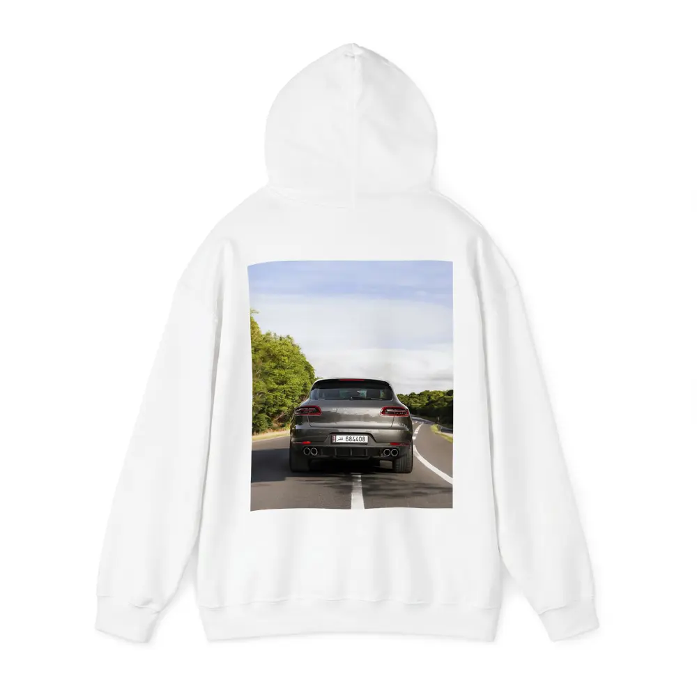 Porsche Macan S Driving Open Road – Hoodies