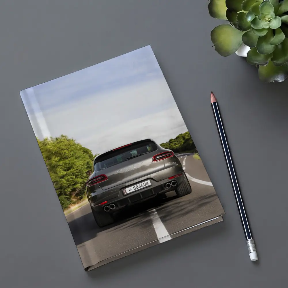 Porsche Macan S Driving Open Road – Notebooks