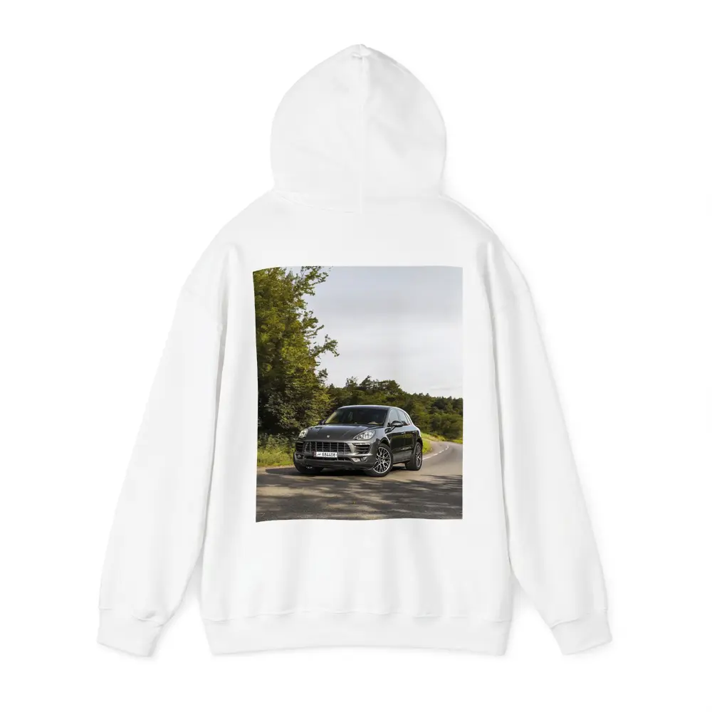 Porsche Macan S On Country Road – Hoodies