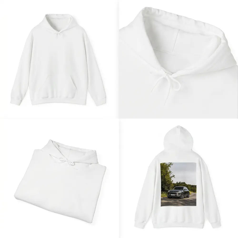 Porsche Macan S On Country Road – Hoodies