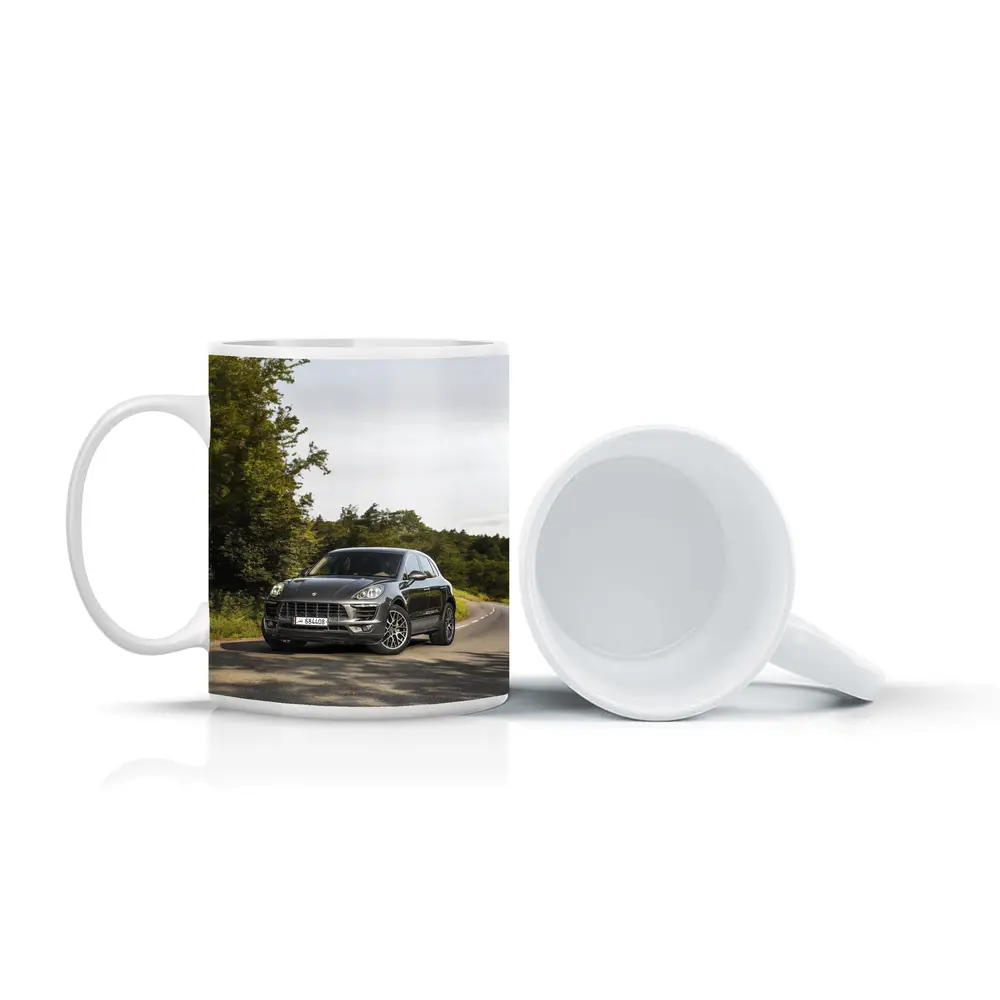 Porsche Macan S On Country Road – Mugs
