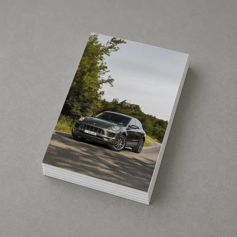 Porsche Macan S On Country Road – Postcards
