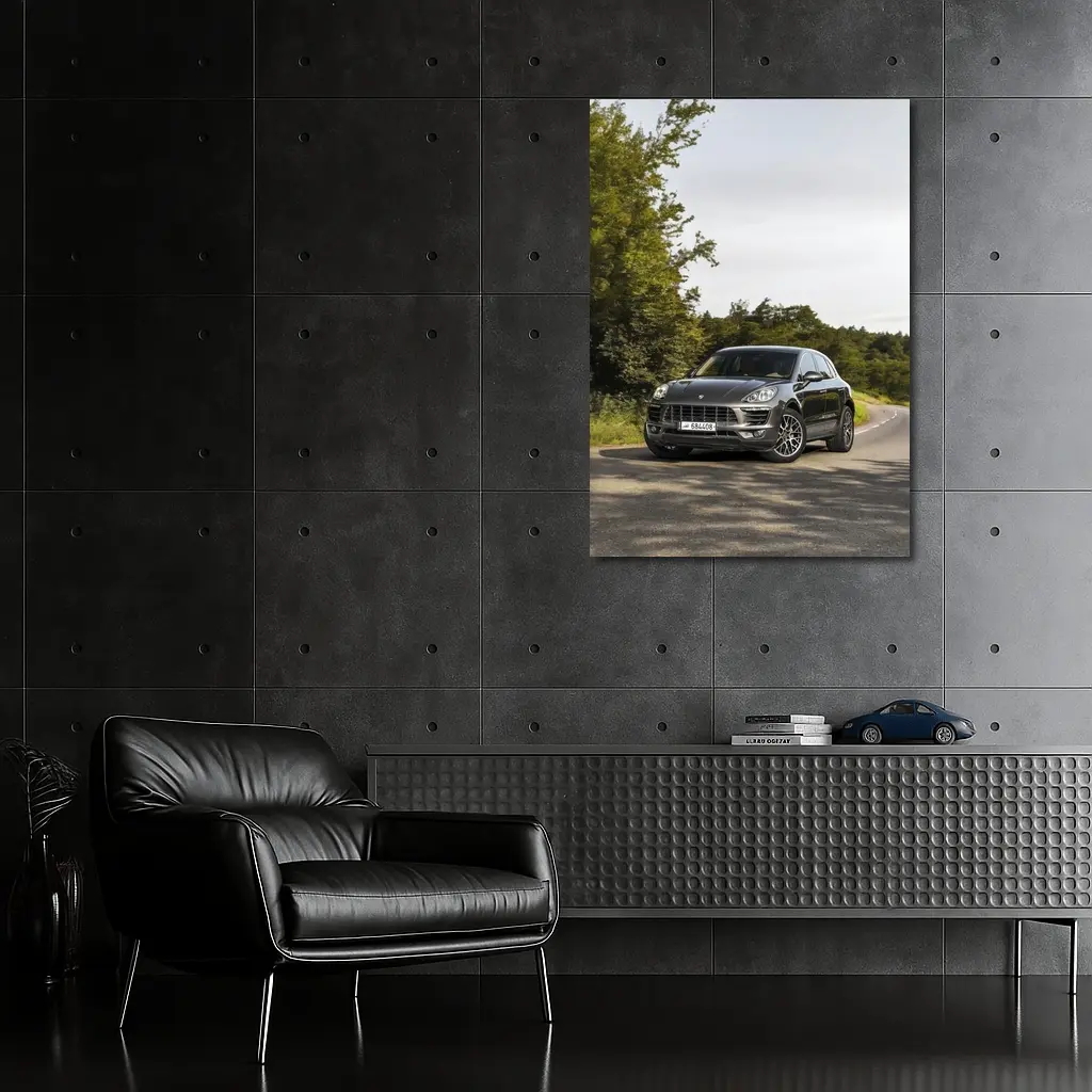 Porsche Macan S On Country Road – Wall Art