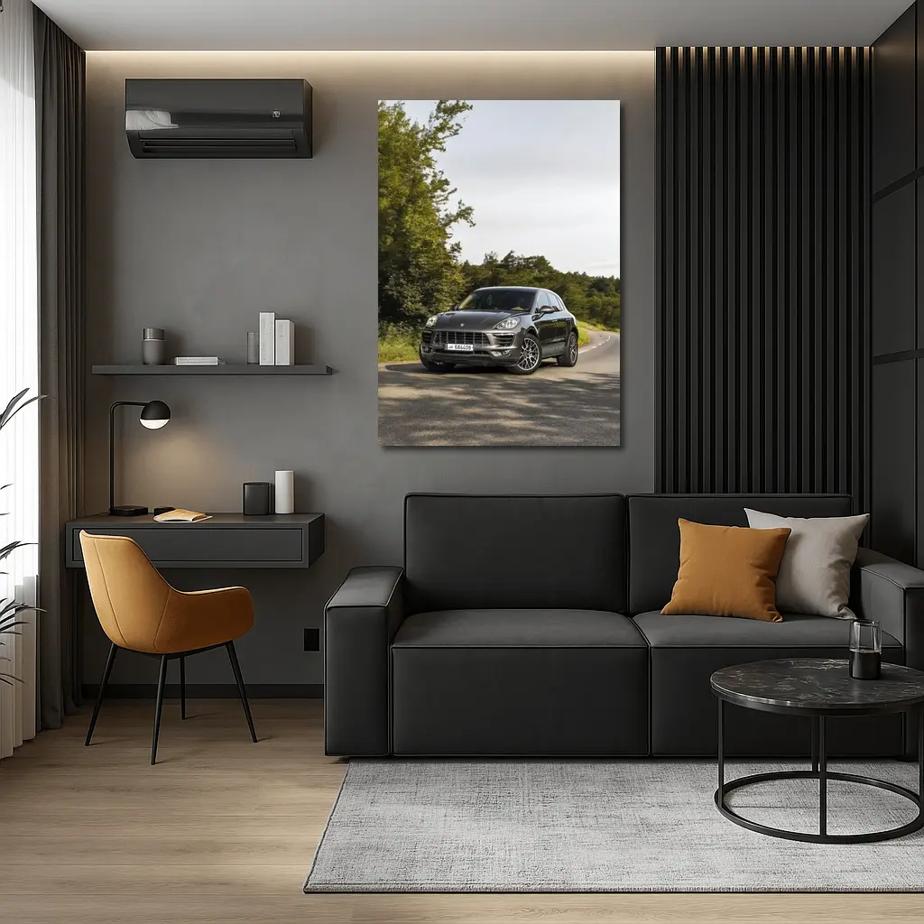 Porsche Macan S On Country Road – Wall Art