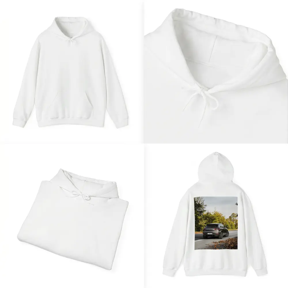 Porsche Macan S on Autumn Road – Hoodies