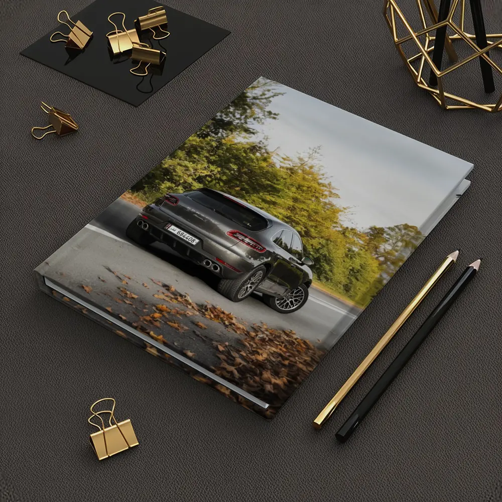 Porsche Macan S on Autumn Road – Notebooks