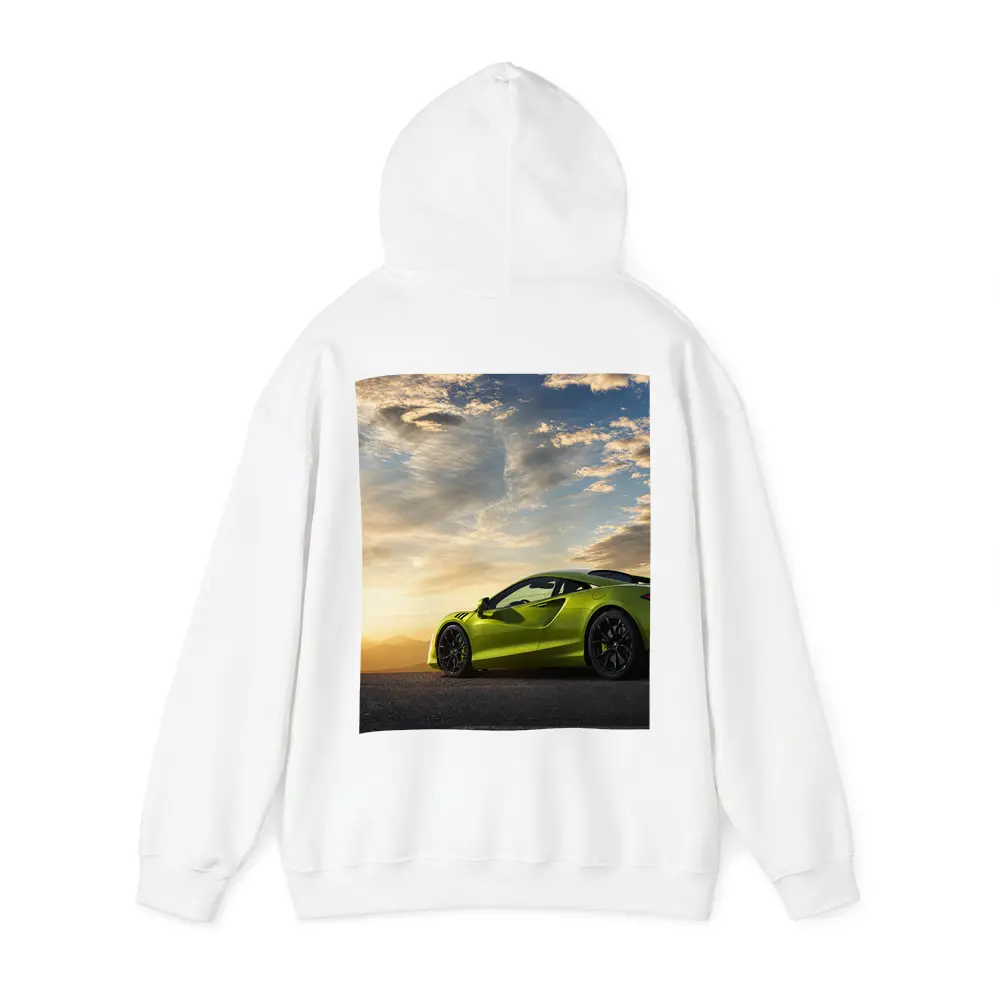 McLaren Artura Lime Green Sunset Sky – Hoodies
