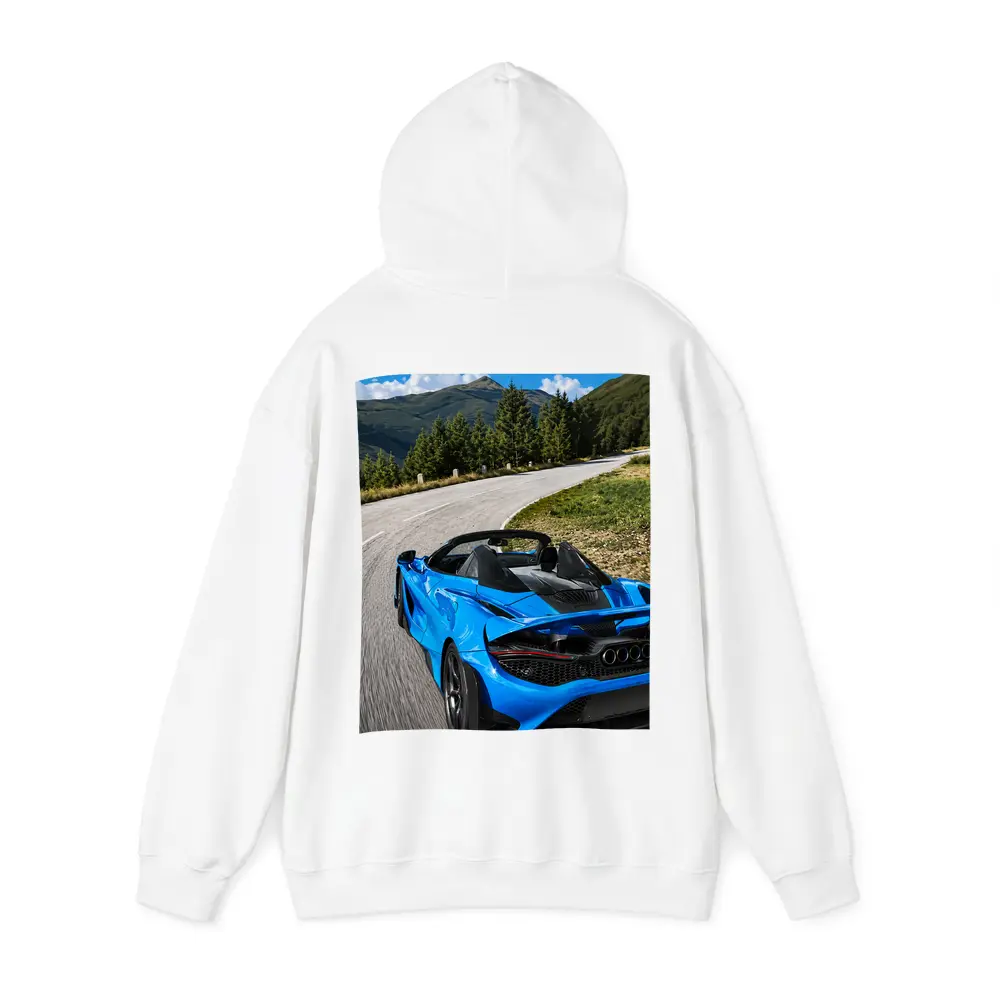 McLaren 765LT Spider Blue Mountain Road – Hoodies