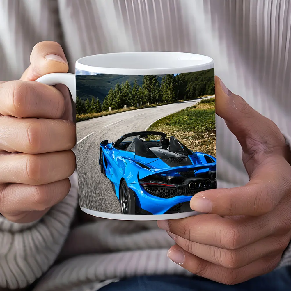 McLaren 765LT Spider Blue Mountain Road – Mugs
