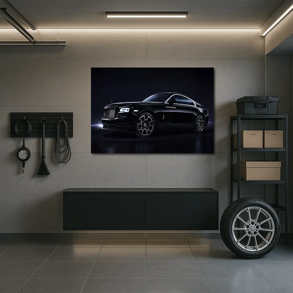 Rolls Royce Wraith Black Badge Dark Studio – Wall Art