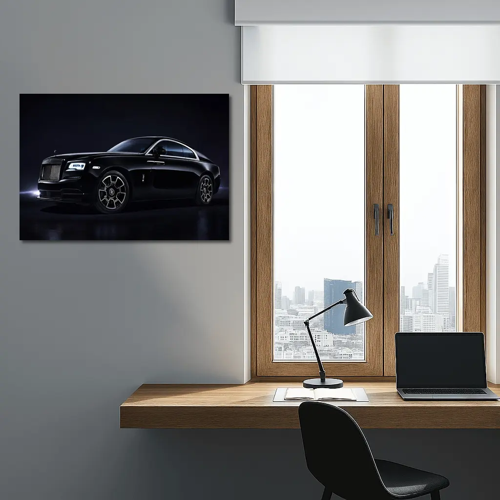 Rolls Royce Wraith Black Badge Dark Studio – Wall Art