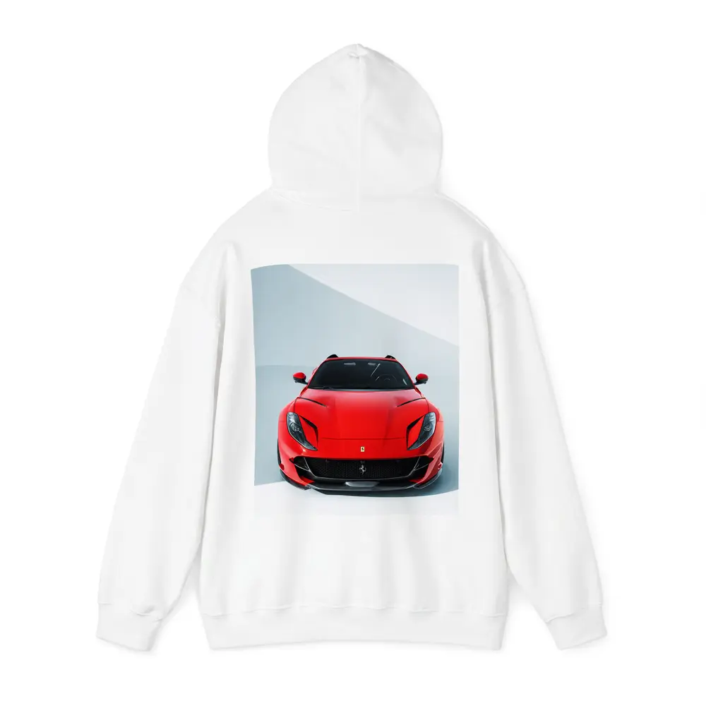 Ferrari 812 Superfast Red Minimal Studio – Hoodies