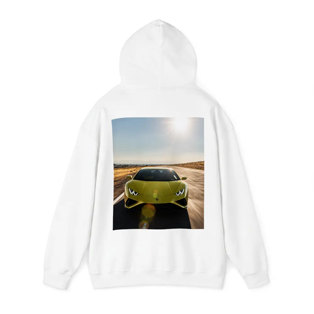 Lamborghini Huracan Green Desert Road Drive – Hoodies