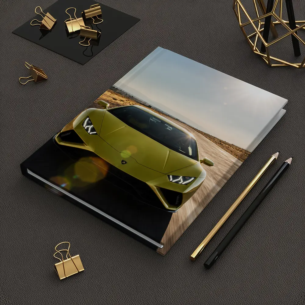 Lamborghini Huracan Green Desert Road Drive – Notebooks