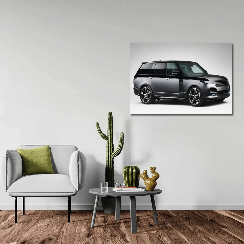 Range Rover SUV Dark Gray Studio Shot – Wall Art