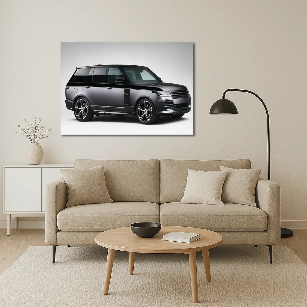 Range Rover SUV Dark Gray Studio Shot – Wall Art