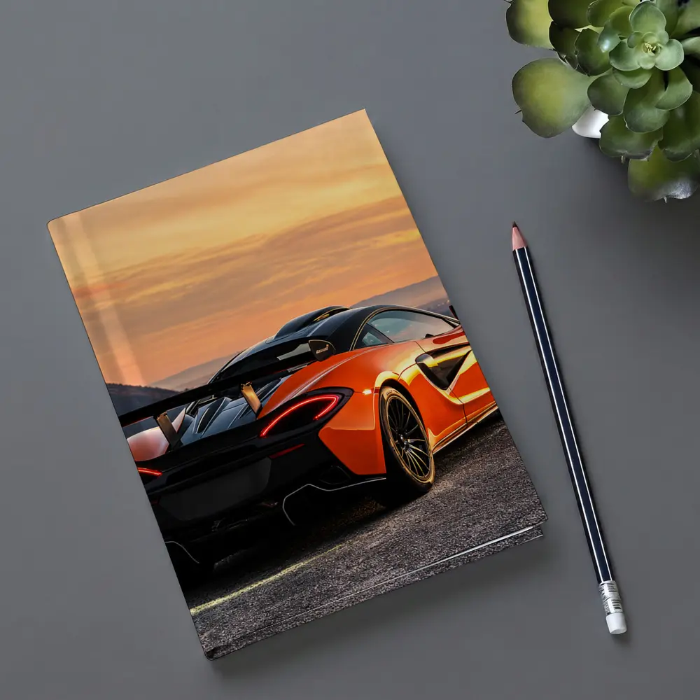 McLaren 620R Orange Supercar City Sunset – Notebooks