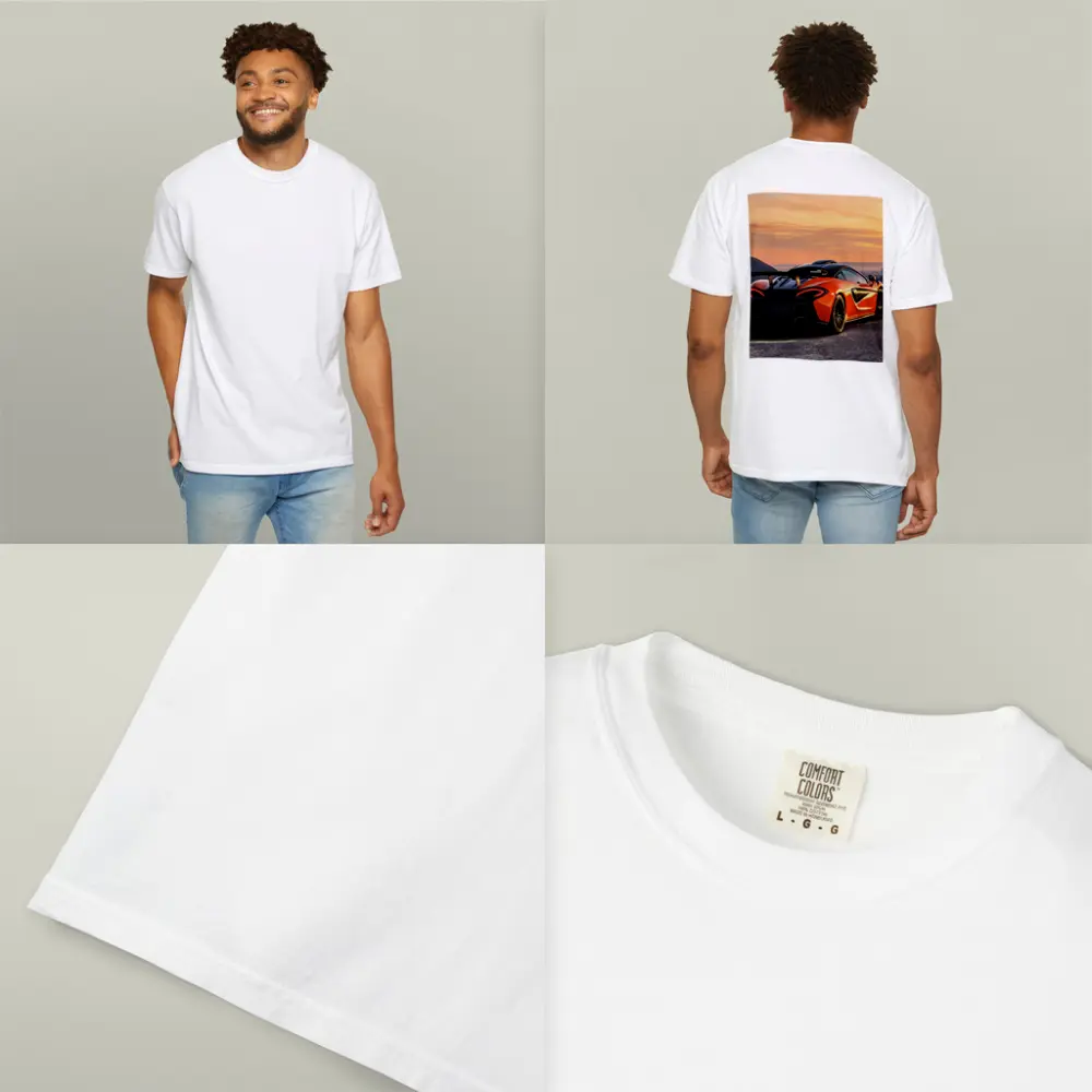 McLaren 620R Orange Supercar City Sunset – T-Shirts