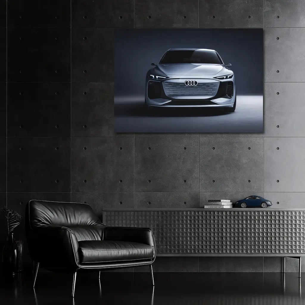 Audi A6 Concept Car Dark Studio – Wall Art