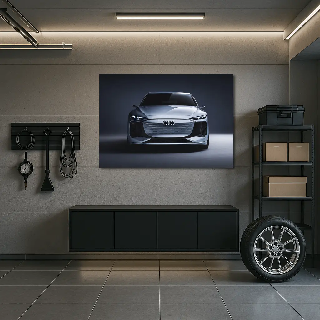 Audi A6 Concept Car Dark Studio – Wall Art