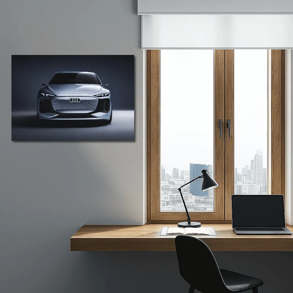 Audi A6 Concept Car Dark Studio – Wall Art
