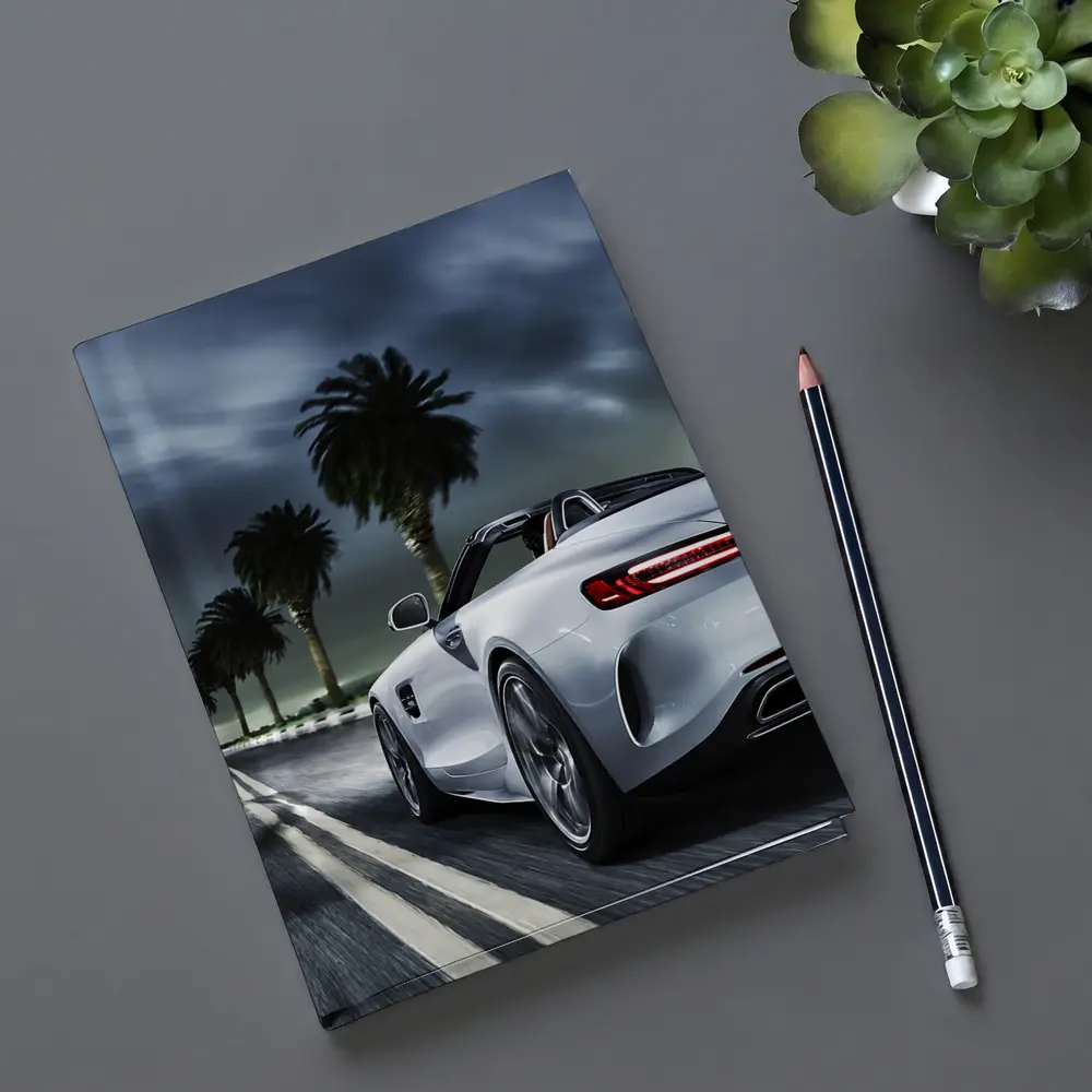 Mercedes AMG GT Roadster Night Palm Drive – Notebooks