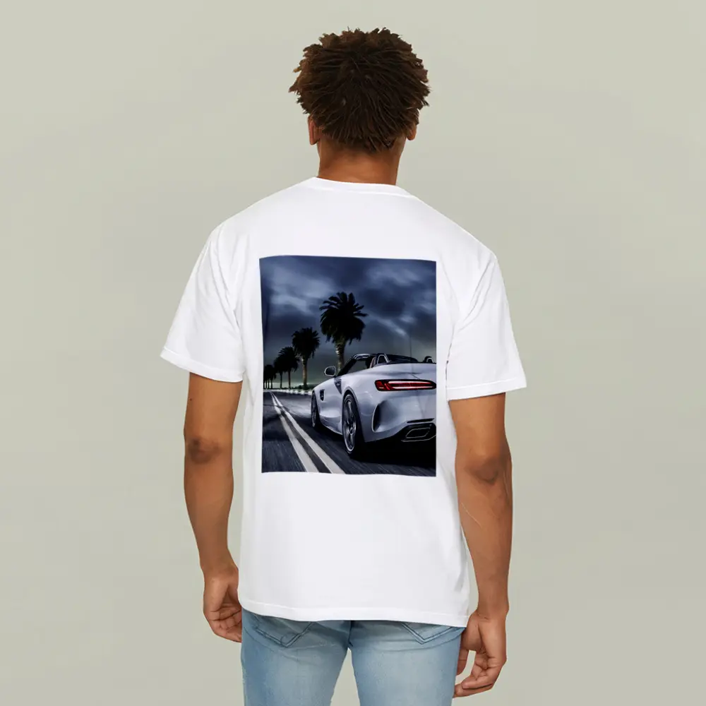 Mercedes AMG GT Roadster Night Palm Drive – T-Shirts