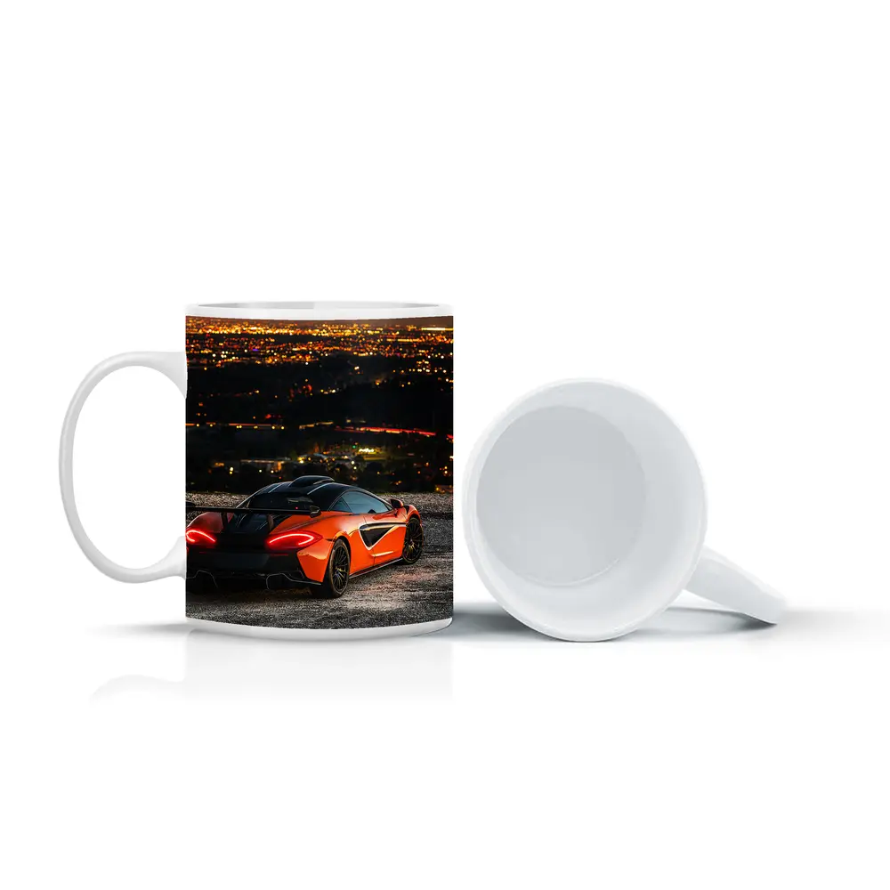 McLaren 600LT Orange City Night Overlook – Mugs