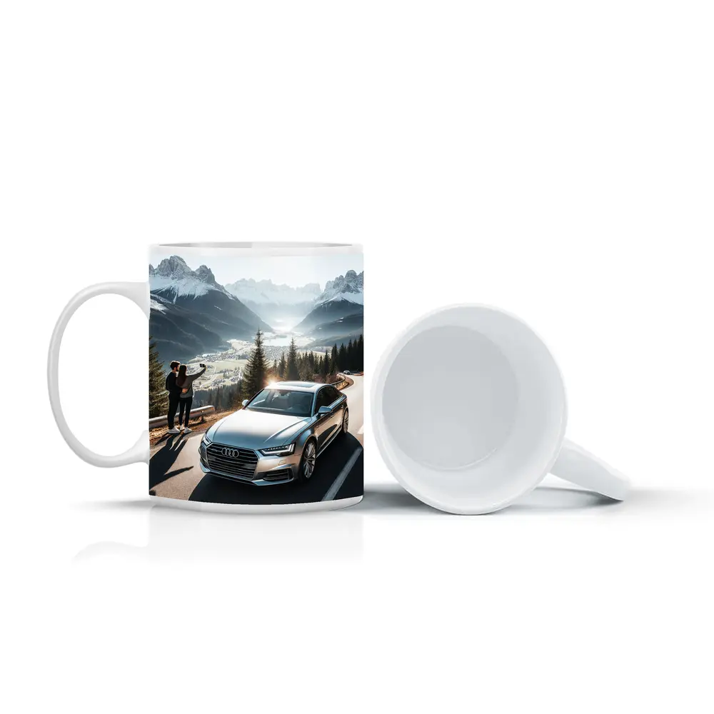 Audi A7 Silver Mountain Alpine Road Drive – Mugs