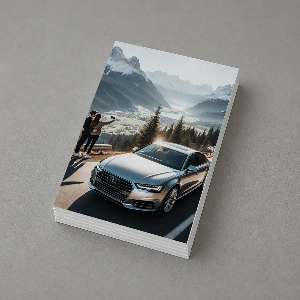 Audi A7 Silver Mountain Alpine Road Drive – Postcards