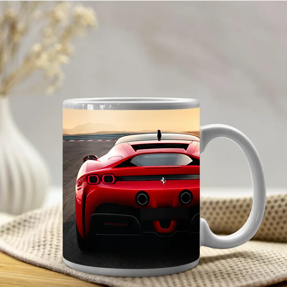 Ferrari SF90 Stradale Red Race Track – Mugs