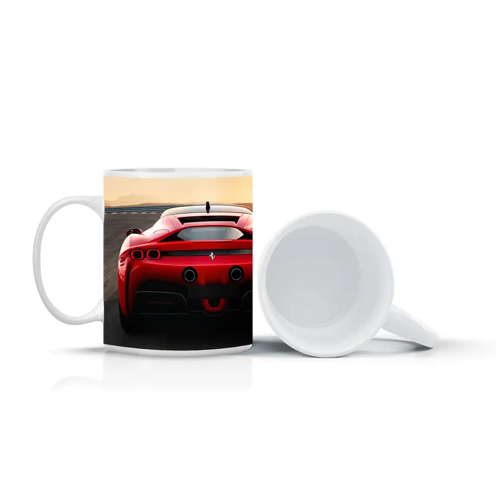Ferrari SF90 Stradale Red Race Track – Mugs