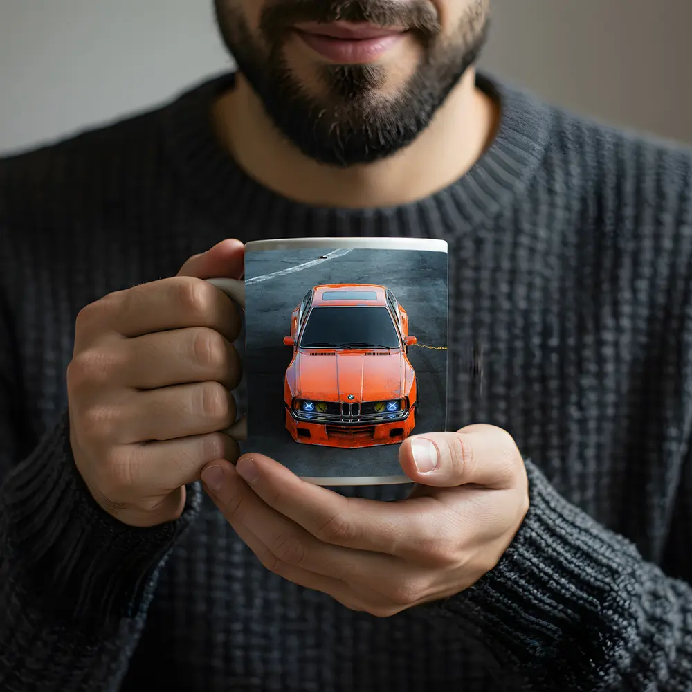 BMW 3 Series Orange Custom Wide Body Street – Mugs