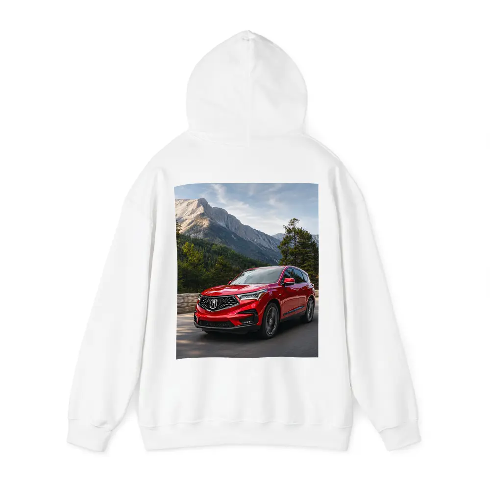 Acura RDX Red SUV Mountain Road Drive – Hoodies