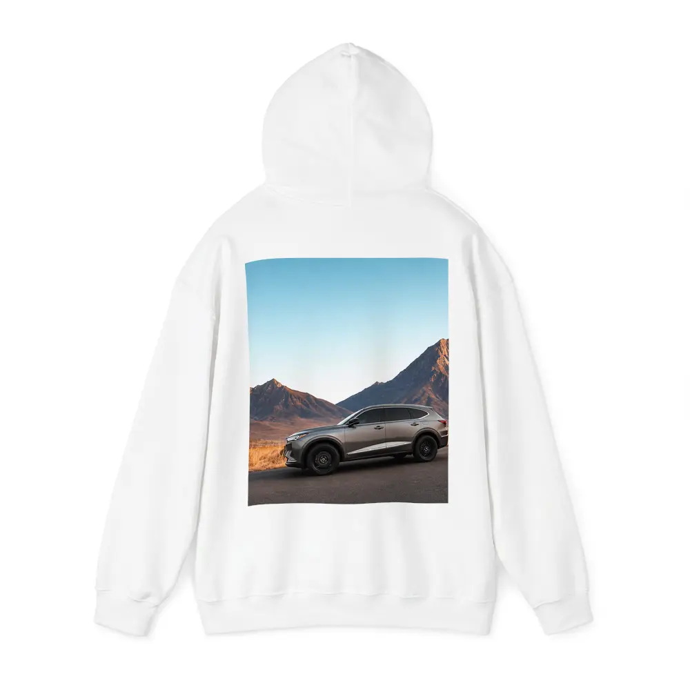 Acura MDX Silver SUV Mountain Landscape – Hoodies