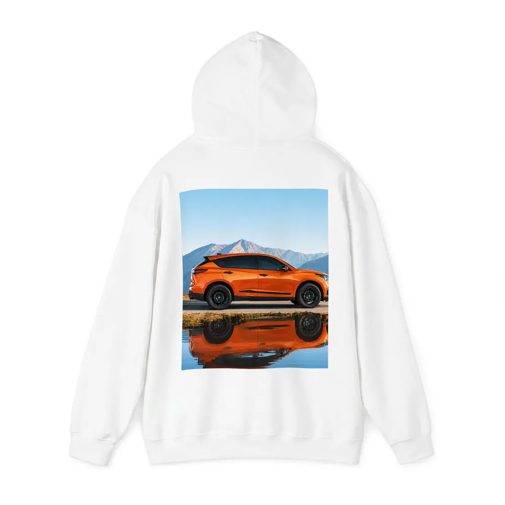 Acura RDX Orange SUV Mountain Reflection – Hoodies