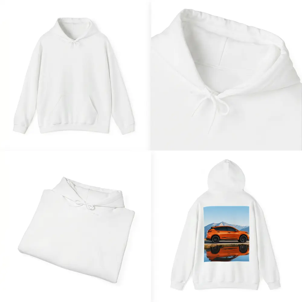 Acura RDX Orange SUV Mountain Reflection – Hoodies