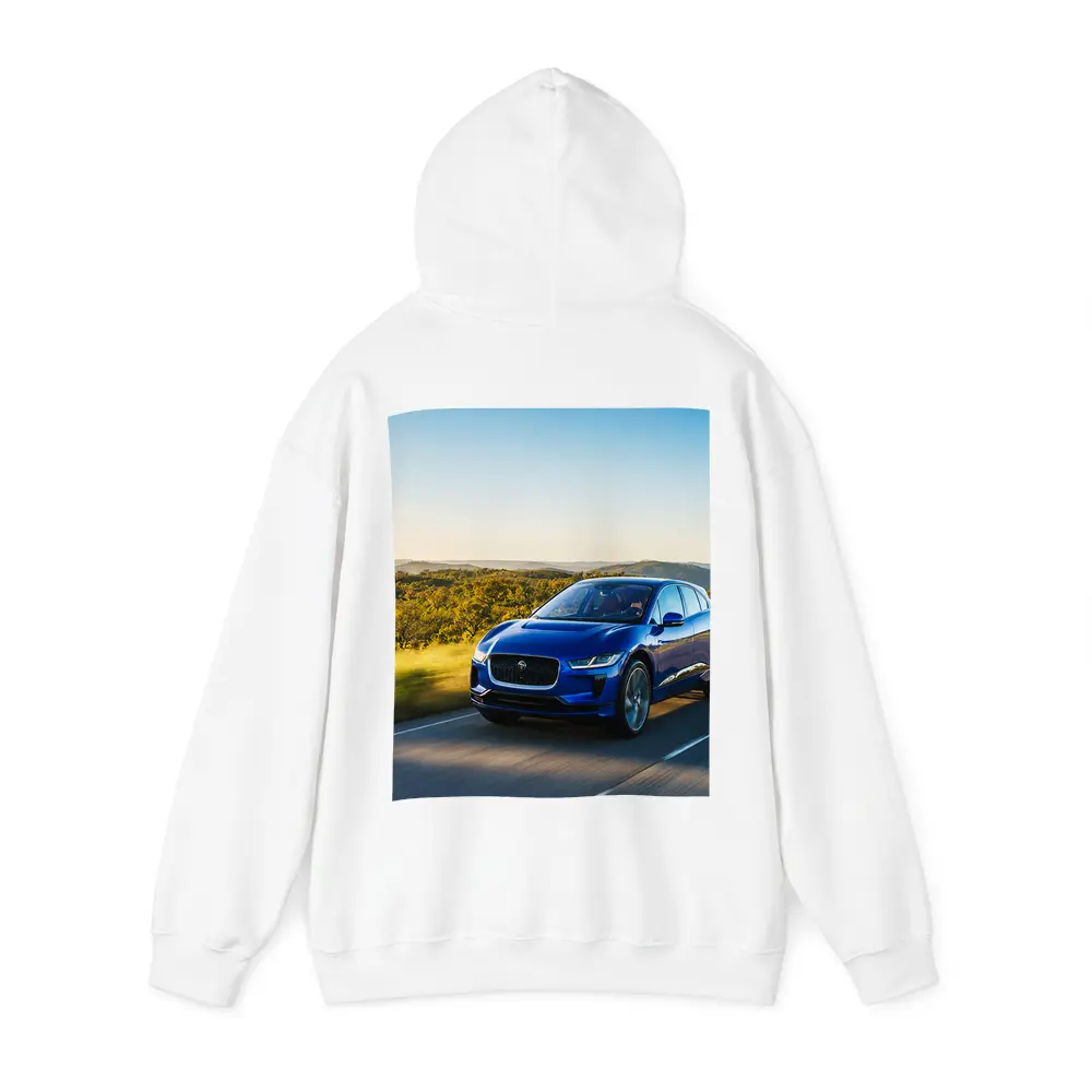 Jaguar I-Pace Blue Electric SUV Rolling Hills – Hoodies
