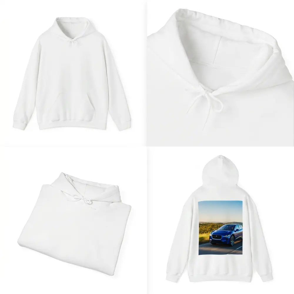 Jaguar I-Pace Blue Electric SUV Rolling Hills – Hoodies