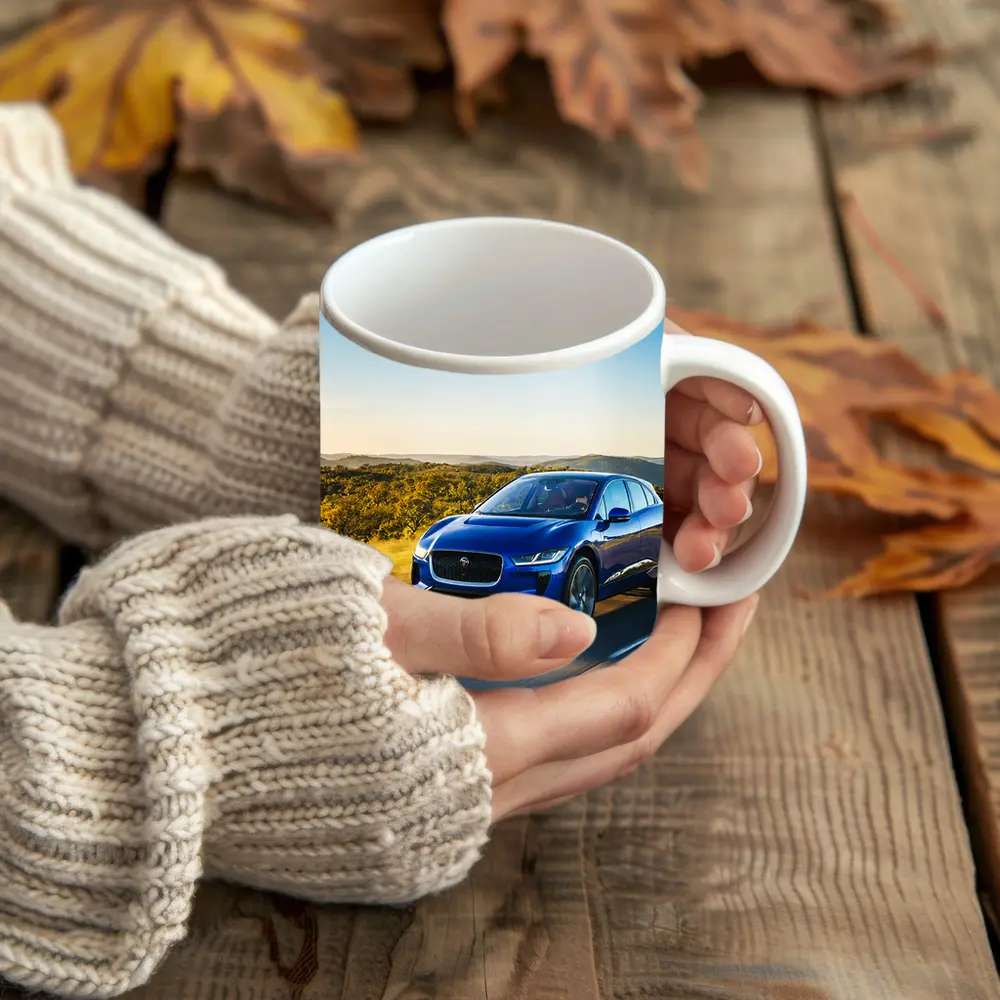 Jaguar I-Pace Blue Electric SUV Rolling Hills – Mugs