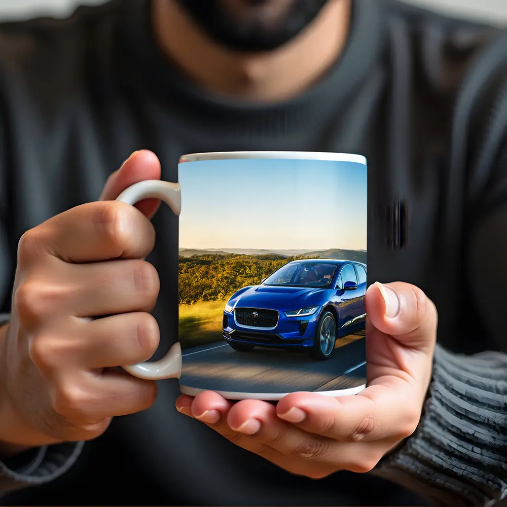 Jaguar I-Pace Blue Electric SUV Rolling Hills – Mugs