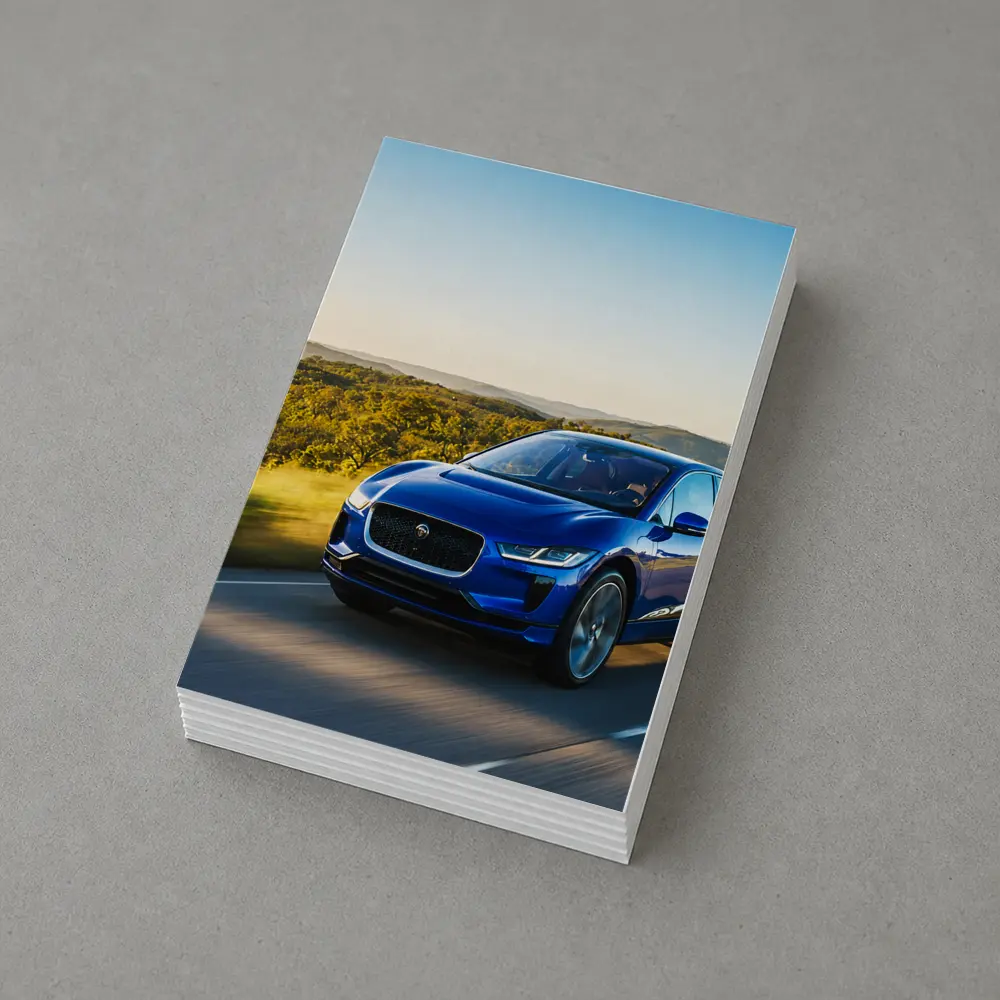 Jaguar I-Pace Blue Electric SUV Rolling Hills – Postcards
