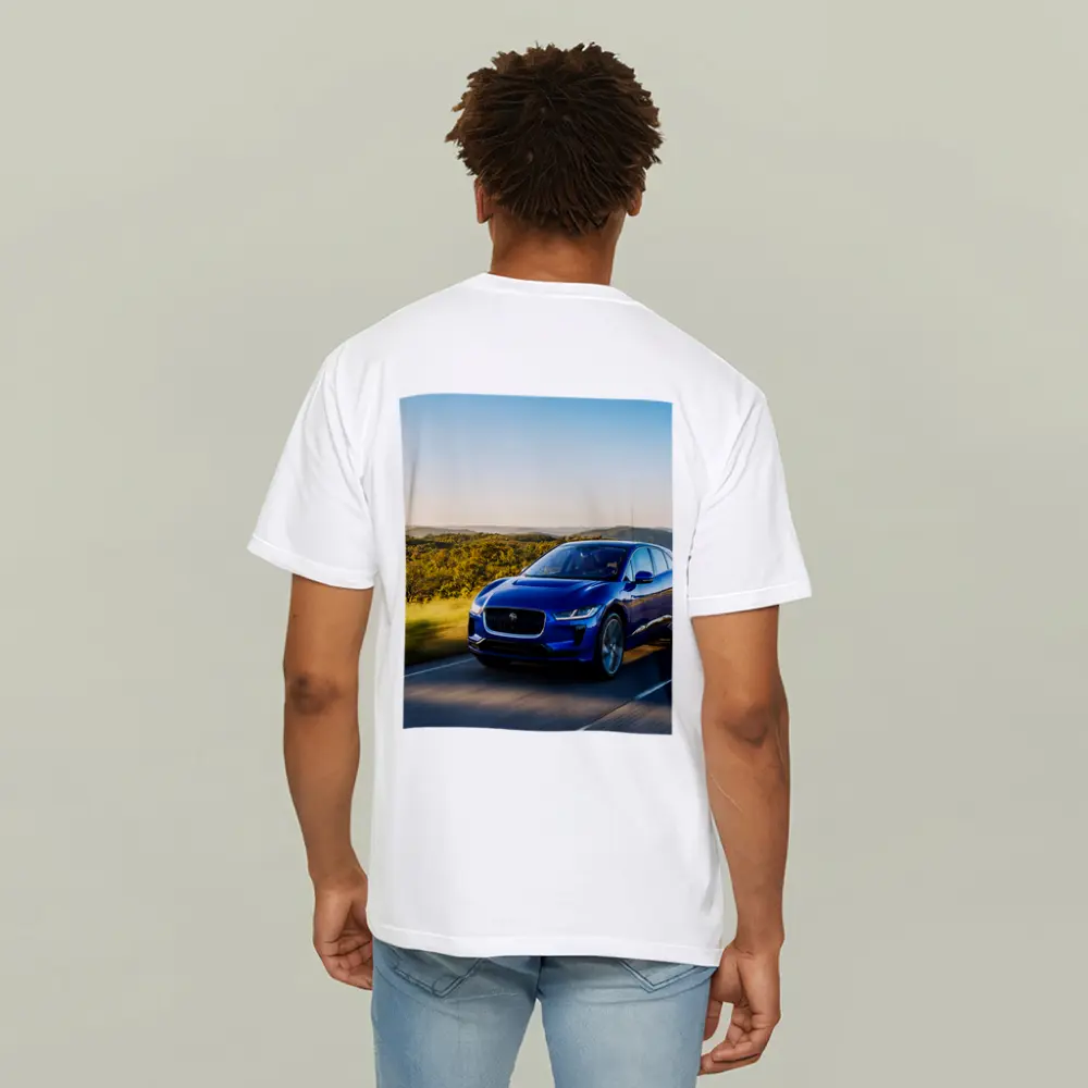 Jaguar I-Pace Blue Electric SUV Rolling Hills – T-Shirts