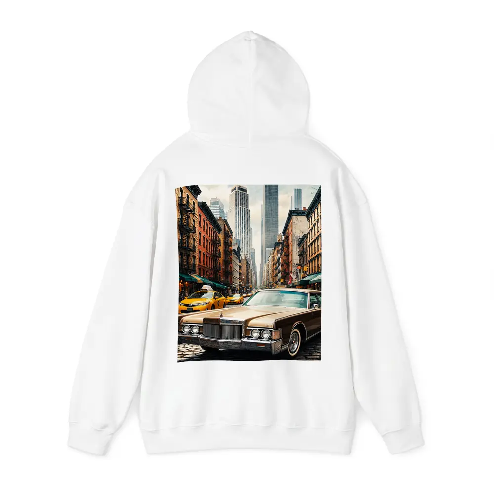 Lincoln Continental Classic Car New York Street – Hoodies