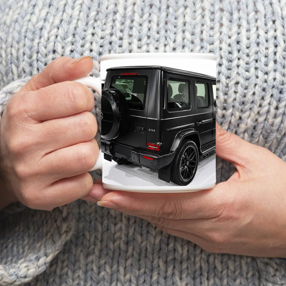 Mercedes AMG G63 Black SUV Showroom – Mugs