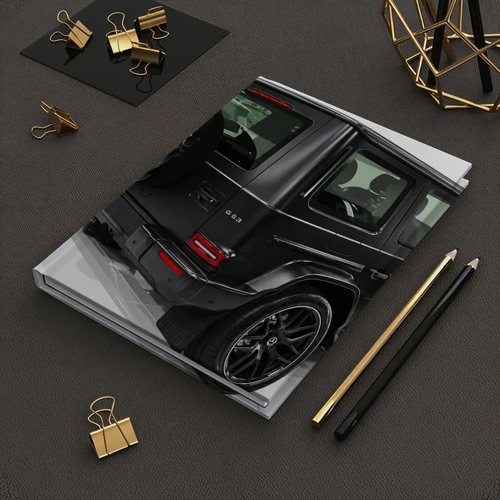 Mercedes AMG G63 Black SUV Showroom – Notebooks