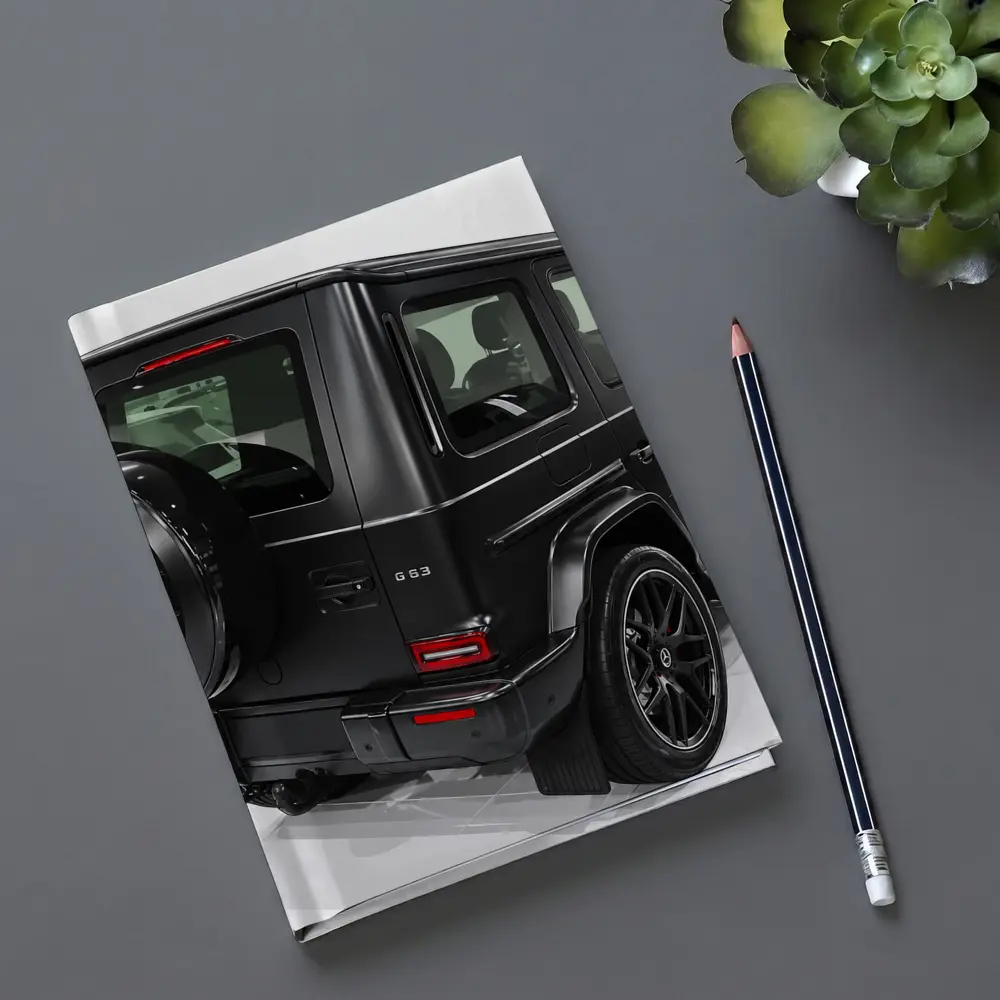 Mercedes AMG G63 Black SUV Showroom – Notebooks